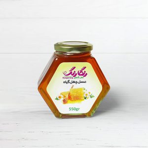 عسل رنگارنگ چهل گیاه 550 گرمی